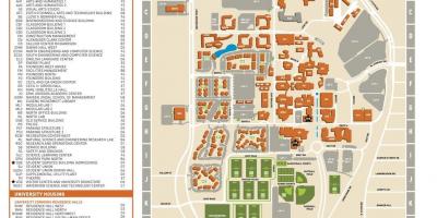 Universidade do Texas, Dallas mapa