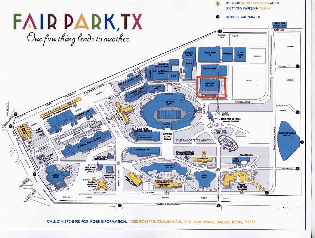 Dallas world aquarium mapa