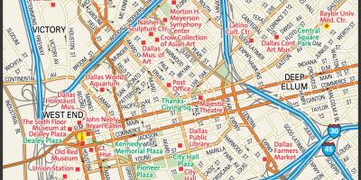 Mapa de Dallas ruas