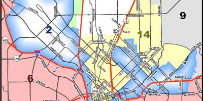 Cidade de Dallas mapa de zoneamento