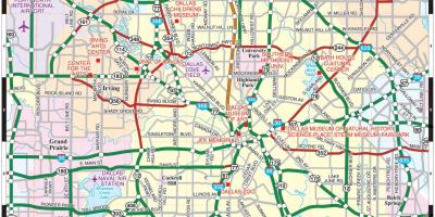 Cidade de Dallas mapa